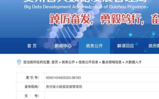 贵州大数据招标