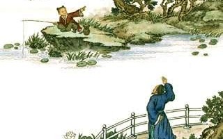 胡令能小儿垂钓背景