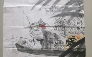 宋画钓鱼图