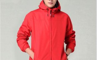 男士红色春秋垂钓服搭配