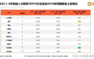 中信大数据行业薪资分析