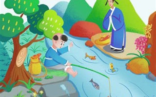 《小儿垂钓》译文