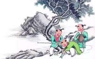 给我背一首小儿垂钓