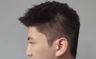 时尚男士发型新潮流两侧铲短立体后脑勺与分头设计