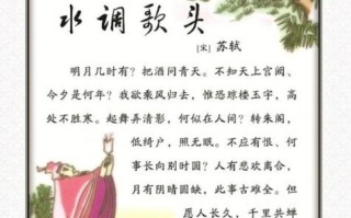 水调歌头全诗句