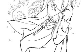 封神榜中姜子牙的河边垂钓