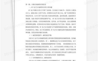 大数据重污染企业融资论文范文
