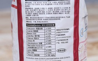 宠物粮配料表