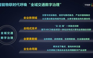 掌握全域交通大数据的方法
