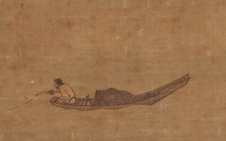 寒江独钓图滑稽