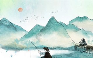 描写山水垂钓的诗句