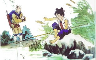 小儿垂钓的手工怎样制作