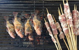 烤鱼店垂钓灯光怎么开
