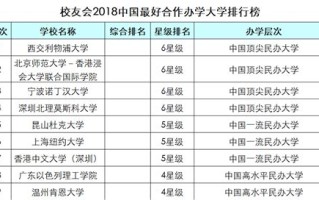 大数据民办大学排行