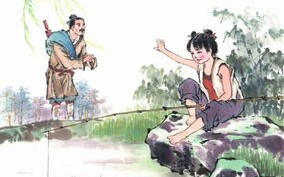 小儿垂钓：背诵加动作