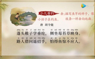 公开课小儿垂钓教学视频
