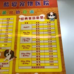 长治宠物医院价目表-第1张图片-彩蝶百科