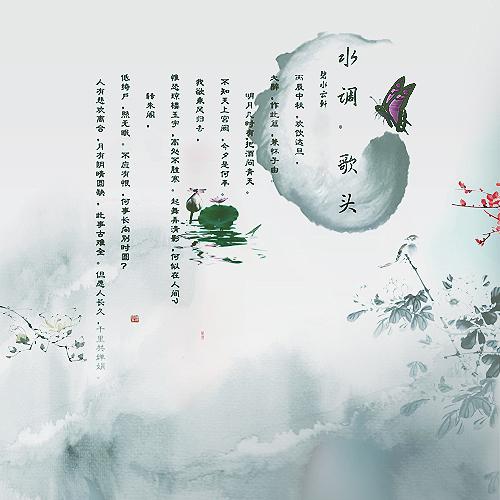 水调歌头.游泳中运用想象的一句-第1张图片-彩蝶百科