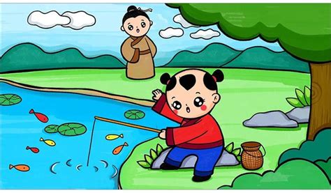 河边垂钓七绝-第1张图片-彩蝶百科