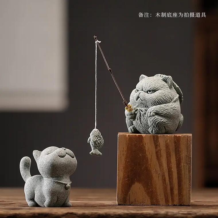 猫咪钓鱼记-第1张图片-彩蝶百科