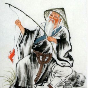 垂钓图片古风唯美-第1张图片-彩蝶百科