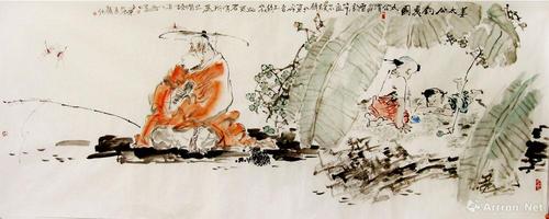 太公涓钓于隐溪-第1张图片-彩蝶百科