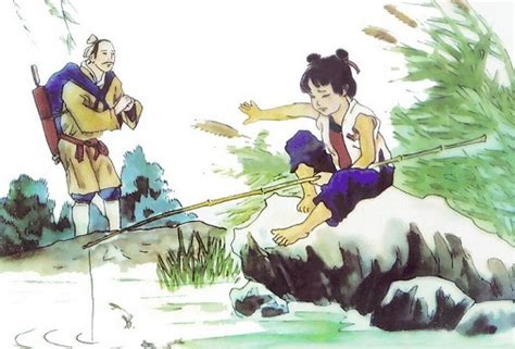 小儿垂钓描写垂钓的诗句-第1张图片-彩蝶百科 小儿垂钓描写垂钓的诗句-第1张图片-彩蝶百科