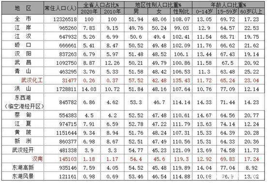 武汉市人口大数据分析-第1张图片-彩蝶百科