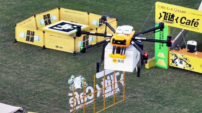 中国移动引领未来无人机咖啡配送首次试飞成功-第1张图片-彩蝶百科